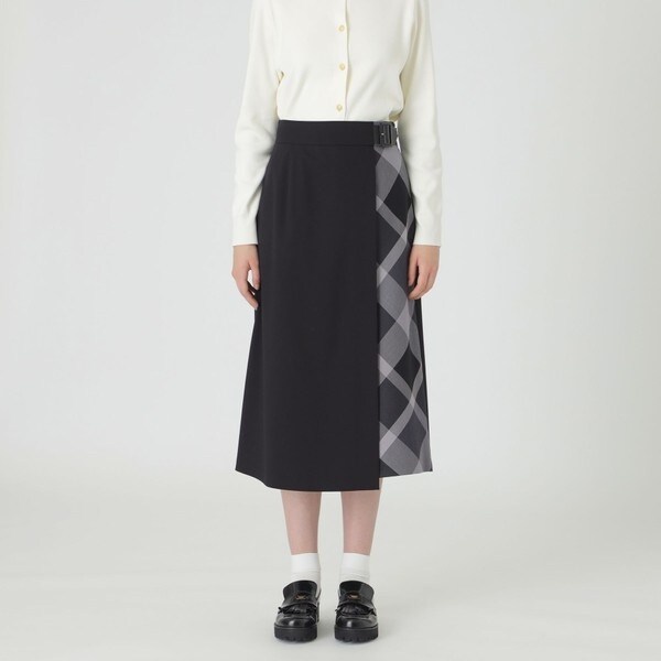 ファインツイルストレッチガウチョパンツ | ブルーレーベル・クレスト