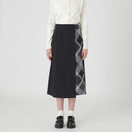 ファインツイルストレッチガウチョパンツ | ブルーレーベル・クレスト  