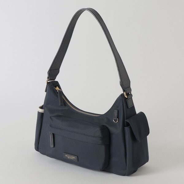 ♥【美品】バーバリー　ブルーレーベル　ワンショルダーバッグ　レザー×ナイロン BURBERRY】バーバリー ショルダーバッグ ナイロン レディース