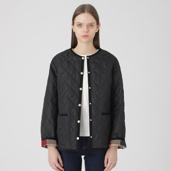 ブルーレーベルクレストブリッジ ファインウールダブルビーバーショートコート セール 39%OFF】ファインウールダブルビーバーショートコート