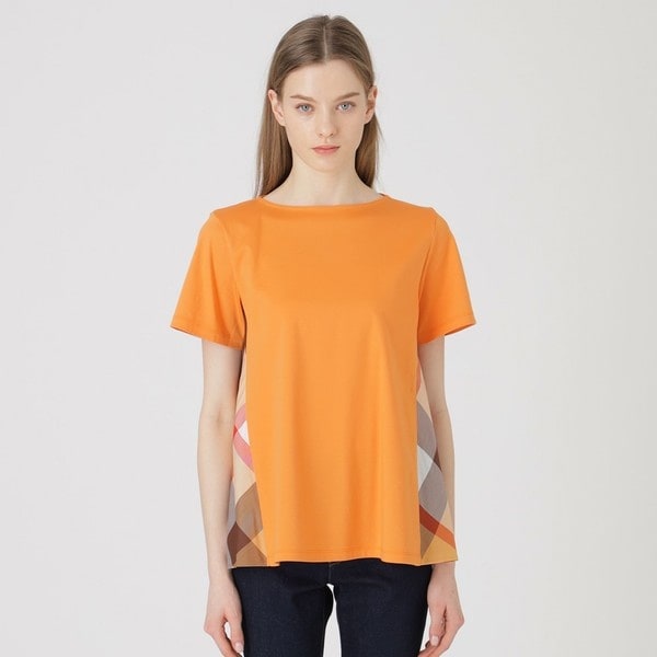 コットンシルケットスムースロングTシャツ | ブルーレーベル