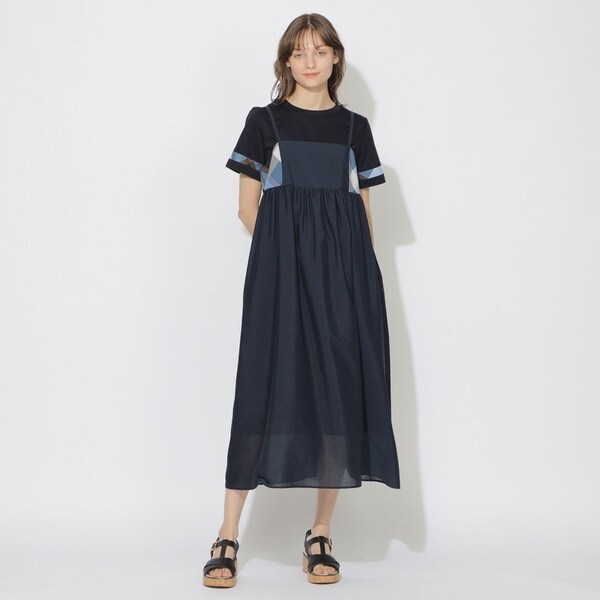 ブルーレーベルクレストブリッジ　リボンタイ付店舗限定ワンピース BLUE LABEL CRESTBRIDGE - ブルーレーベルクレストブリッジ