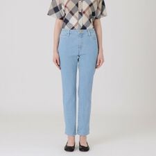 ストレッチデニムストレートパンツ