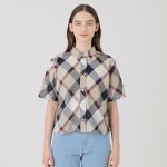クレストブリッジチェックカラミクロスシャツ | ブルーレーベル 