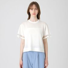 ドライレーヨンニットプルオーバー