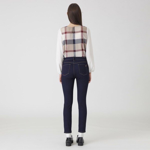 【新品未使用】クレストブリッジ ハイストレッチクリアデニムスキニーパンツ L 一部店舗限定】ハイストレッチクリアデニムスキニーパンツ | ブルー