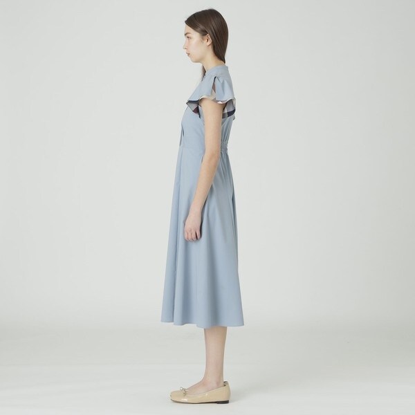 タグ付き美品✨️ BLUE LABEL シルキーブロード ノースリーブドレス 一部店舗限定】シルキータフタシャツドレス | ブルーレーベル
