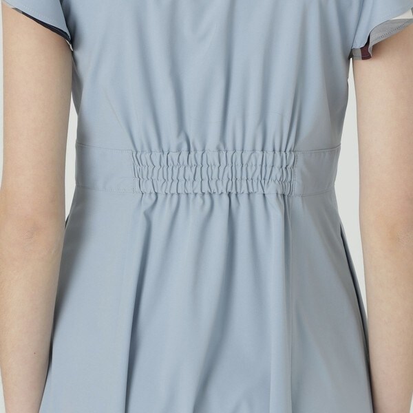 ドロップ ブルーレーベルクレストブリッジ　シルキータフタシャツドレス BLUE LABEL CRESTBRIDGE（ブルーレーベルクレストブリッジ）の