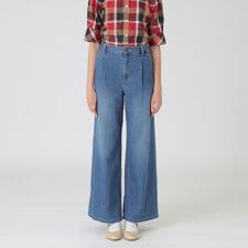 ライトデニムワイドパンツ