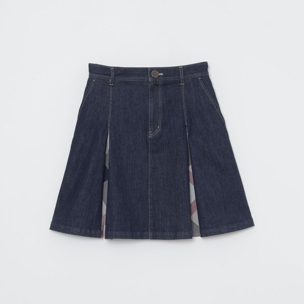 バーバリーブルーレーベルのデニムミニスカート BURBERRY BLUE LABEL デニム ミニスカート