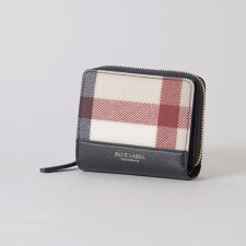 クレストブリッジチェックPVC二つ折り財布