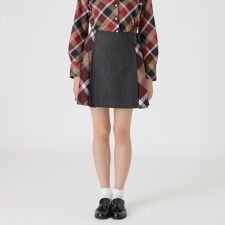ブルーレーベル・クレストブリッジ(BLUE LABEL CRESTBRIDGE)のサイドチェックミニスカート