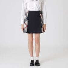 ブルーレーベル・クレストブリッジ(BLUE LABEL CRESTBRIDGE)のサイドチェックミニスカート