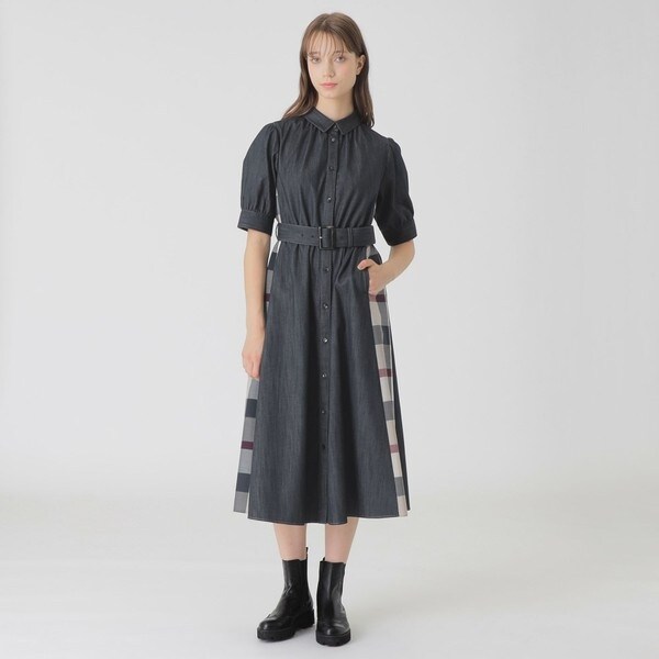BLUE LABEL ワンピース WEB＆二子玉川ライズS.C.限定】タックワンピース（ワンピース
