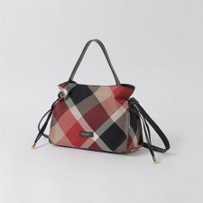 ブルーレーベル・クレストブリッジ(BLUE LABEL CRESTBRIDGE)のクレストブリッジチェックカルゼギャザーミニバッグ