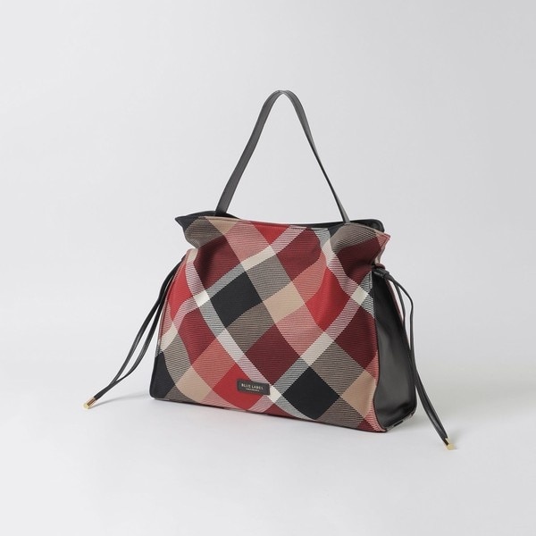 ボア巾着バッグ | ブルーレーベル・クレストブリッジ(BLUE LABEL