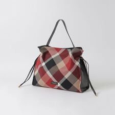 ブルーレーベル・クレストブリッジ(BLUE LABEL CRESTBRIDGE)のクレストブリッジチェックカルゼギャザーバッグ