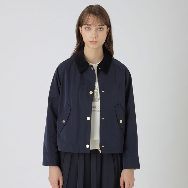 ブルーレーベルクレストブリッジ　リバーシブル　ジャケット 2025年最新】BLUE LABEL CRESTBRIDGE ノーカラージャケットの