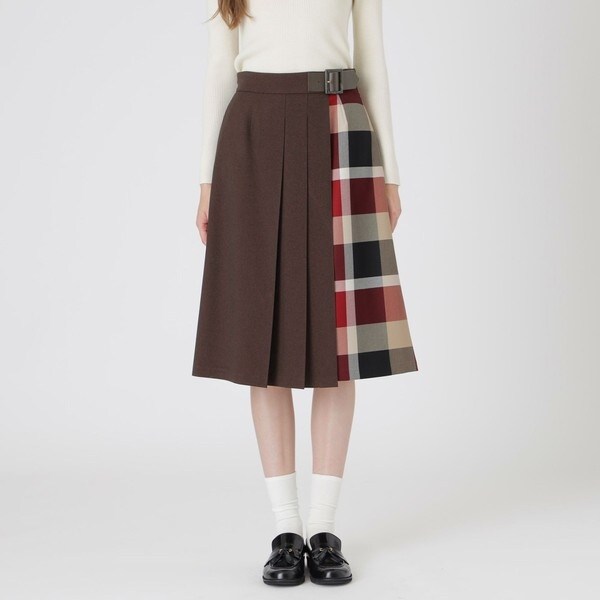 ブルーレーベルクレストブリッジ　チェックリバーシブルスカート BLUE LABEL CRESTBRIDGE（ブルーレーベルクレストブリッジ）の