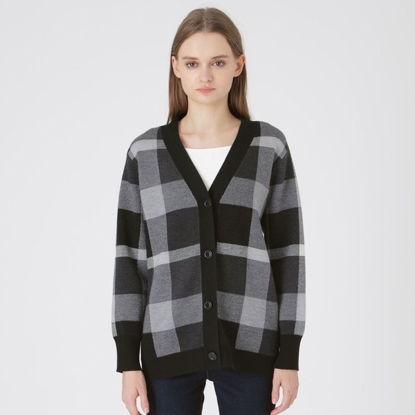 BLUE LABEL CRESTBRIDGE ウールミックスニットカーディガン ブルーレーベルクレストブリッジ BLUE LABEL CRESTBRIDGE 【一部