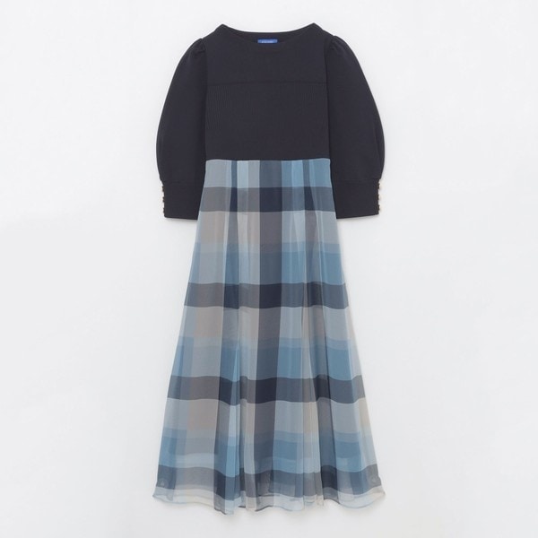 【新品】WEB限定 ブルーレーベル クレストブリッジ フーディー ワンピース ブルーレーベル・クレストブリッジ(BLUE LABEL CRESTBRIDGE