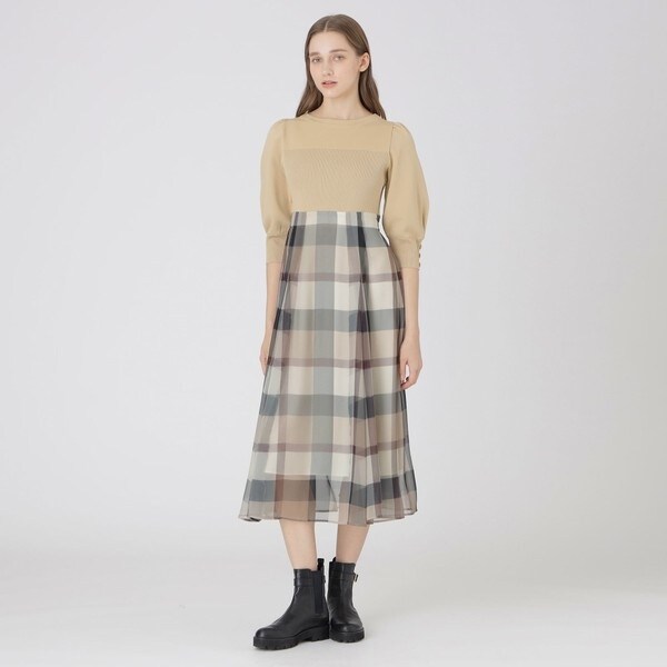 Tachimamaさま専用　ブルーレーベルワンピース 中古・古着通販】BLUE LABEL CRESTBRIDGE (ブルーレーベル