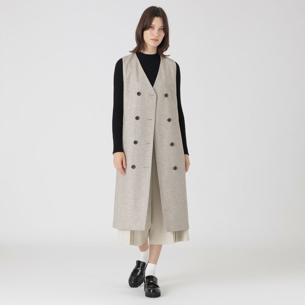 ブルーレーベルクレストブリッジ♥️ コンパクトポンチカラーネックドレス BLUE LABEL / BLACK LABEL CRESTBRIDGE｜コンパクトポンチカラー