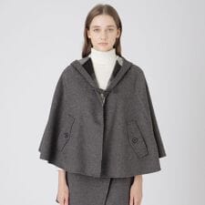 ブルーレーベル・クレストブリッジ(BLUE LABEL CRESTBRIDGE)の【取扱店舗限定】クレストブリッジチェックリバーポリウールケープコート