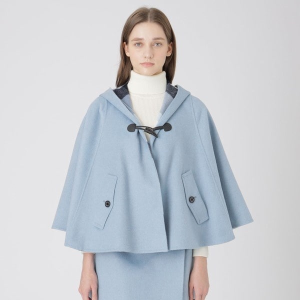 ツイルメルトンショートダッフルコート | ブルーレーベル