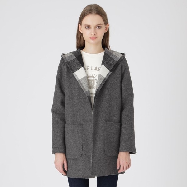 一部店舗限定】クレストブリッジチェックキルティングコート