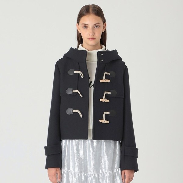 ブルーレーベルクレストブリッジ ショート ダッフルコート ツイルメルトンショートダッフルコート | ブルーレーベル・クレスト