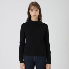 ブルーレーベル・クレストブリッジ(BLUE LABEL CRESTBRIDGE)の【ウォッシャブル】ウォッシャブルウールオフタートルニット