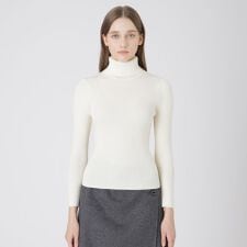 ブルーレーベル・クレストブリッジ(BLUE LABEL CRESTBRIDGE)の【ウォッシャブル】ウォッシャブルウールタートルネックプルオーバー