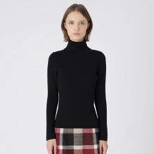 ブルーレーベル・クレストブリッジ(BLUE LABEL CRESTBRIDGE)の【ウォッシャブル】ウォッシャブルウールタートルネックプルオーバー