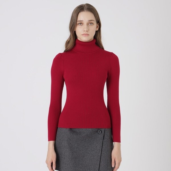 ブルーレーベル　クレストブリッジウォッシャブルウールタートルネックプルオーバー ブルーレーベル・クレストブリッジ BLUE LABEL CRESTBRIDGE
