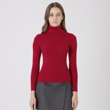 ブルーレーベル・クレストブリッジ(BLUE LABEL CRESTBRIDGE)の【ウォッシャブル】ウォッシャブルウールタートルネックプルオーバー