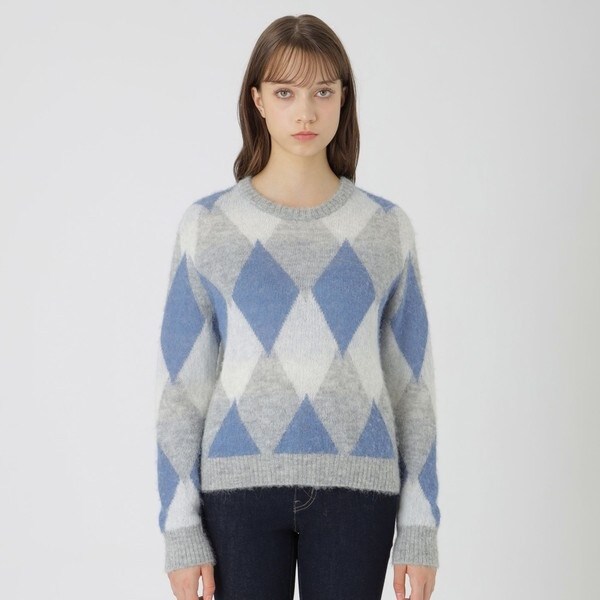 取扱店舗限定】ウールカシミヤニットプルオーバー | ブルーレーベル