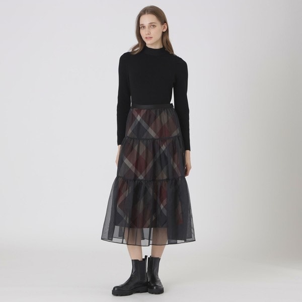 美人百花コラボ】クリアツイルサックドレス | ブルーレーベル