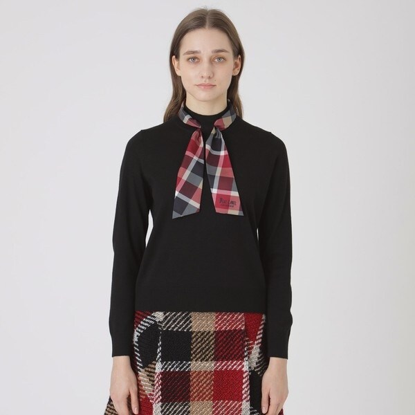 ウールアクリルブレンドスカーフニット | ブルーレーベル・クレスト