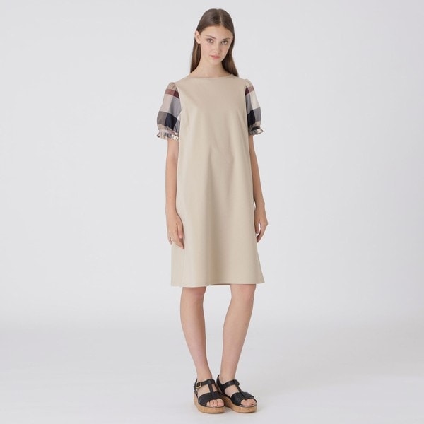 一部店舗限定】シルキータフタシャツドレス | ブルーレーベル