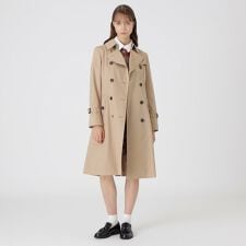 ライトギャバジントレンチコート