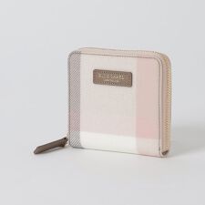 クレストブリッジチェックPVC二つ折り財布