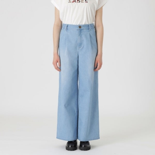 [�}���C]�yBLUE LABEL DENIM�z�y�ڐG�⊴�z���C�h�p���c/�u���[���[�x���E�N���X�g�u���b�W�iBLUE LABEL CRESTBRIDGE�j �u���[