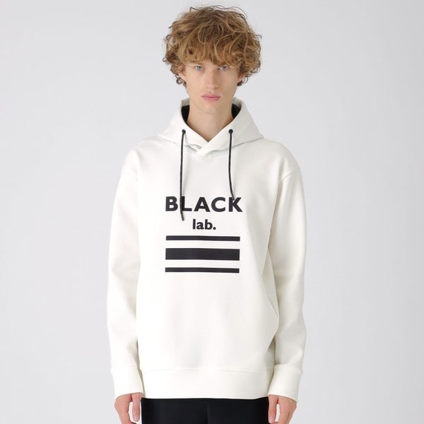 BLACK LABEL 【ＢＬＡＣＫ ｌａｂ．】シャドーチェックロゴフーディー-