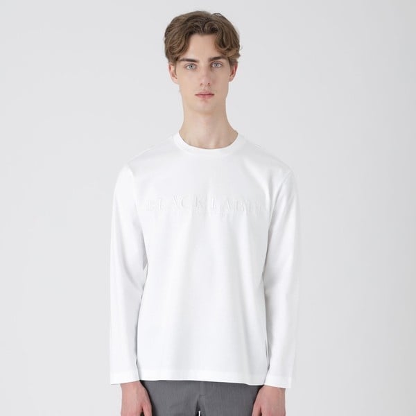 エンブロイダリーロゴカットソー | ブラックレーベル・クレスト