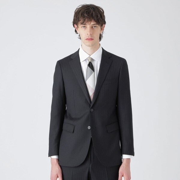 ブラックシャドーストライプスーツ | ブラックレーベル・クレスト