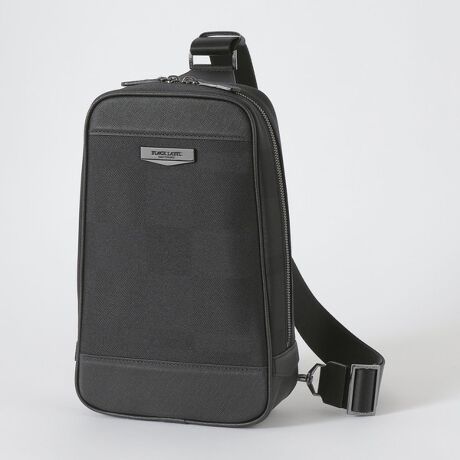 シャドークレストブリッジチェックボディバッグ | ブラックレーベル  