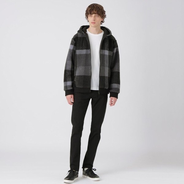 ブラックレーベルクレストブリッジ　ボアパーカー　チェック クレストブリッジチェックボアパーカー（51P30440＿＿