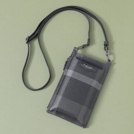 WEB限定】クレストブリッジチェックPVCスマートフォンショルダーケース  