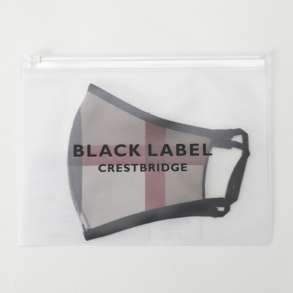 クレストブリッジ CRESTBRIDGE チェック柄マスク3枚 専用ケース